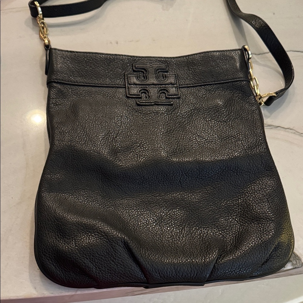 Tory Burch Black Leather Crossbody Bag